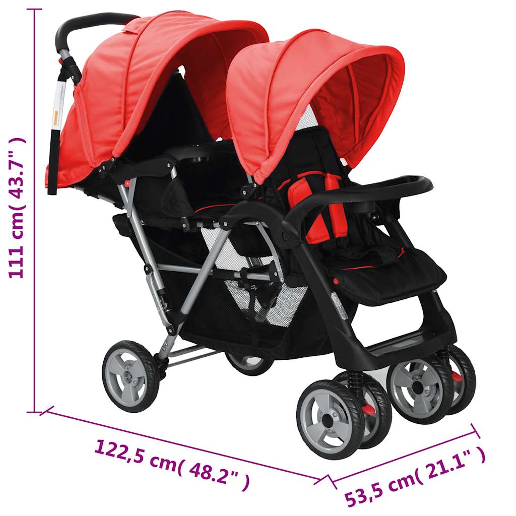 Tandem stroller